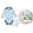 Baby Clothes Set Gift Box Men and Women Baby Long Sleeve Hassel Towel Socks Clothes Gift Box Baby Clothing