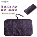 Waterproof Nylon Portable Baby Diaper Changing Pad Diaper Bag Multifunctional Baby Diaper Changing Table Maternal and Infant Products