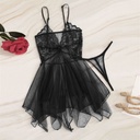 sexy lingerie sexy hot mesh transparent cute tulle nightdress temptation suit ladies 7031