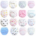 Three-layer study pants training pants cloth diaper pants printed diaper pants pull-up pants