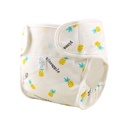 Pure cotton printed cloth diaper baby cartoon waterproof diaper three-dimensional anti-side leakage born baby diaper bag