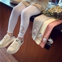 Girls Leggings Spring and Autumn Thin Stylish Stretch Cute Cartoon Spot Slim-fit Korean Printed Trousers