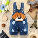 Boys and girls pants baby children's suspenders jeans children's clothing baby Summer Shorts a generation of hair