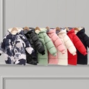 children's down cotton-padded jacket boys long girls winter Korean cotton-padded baby padded clothes