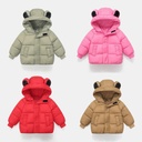 Winter children's clothing children's down cotton-padded clothes boys and girls fleece-lined thickened coat baby cotton-padded clothes infant cotton-padded clothes