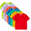 Children's T-shirt Short-sleeved Summer Clothes 3 Baby's Top Half-sleeved Solid Color Children's Pure Cotton Clothes Boys Summer Blanket