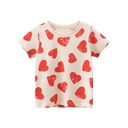 Children's short sleeve printed t-shirt factory baby clothes girls summer children's clothing a generation of hair ins