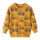 Children's autumn long sleeve boy cartoon cotton round neck sweater T casual children's clothing sweater