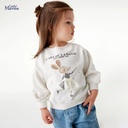 Little maven Autumn and Winter Long Sleeve Girl's Sweat Printed Cotton Top Fleece Children's Sweat