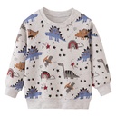 style brand men's children's clothing autumn and winter long sleeve sweater top children's long sleeve Terry sweater children's clothing