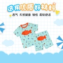 suit factory cotton printed T-shirt shorts two-piece set spring and summer baby jumpsuit baby clothes