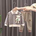 Boys' spring suit handsome boy's spring and autumn clothes tide 0 -- 4 years old baby children's waistcoat three-piece set