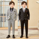 Spring and Autumn Korean style children's clothing factory children's suit dress suit one-piece delivery boy's performance host performance