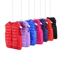 Children's Down Cotton Vest Autumn and Winter Korean Style Big Boys and Girls Hooded Vest Kindergarten Vest logo