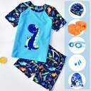 Children's Swimwear Boys Swimming Trunks Small Medium Big Boys Split Swimming Suit Baby Summer Swimming Suit