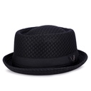 Hat British Jazz Hat Breathable Mesh Flat Along Top Hat Foldable Sun Hat Strength Factory