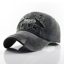 original black washed denim baseball cap outdoor sports sunshade duck tongue hole cap