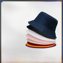 Fisherman Hat Printable Logo Outdoor Mountaineering Bucket Hat Men's Solid Color Light Plate Pure Cotton Basin Hat Women's
