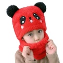 Children's Hat Girls' Boys' Autumn and Winter Hat All-in-One Cute Thickened Warm Baby's Face Cover Ear Protection Hat