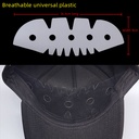 Baseball cap anti-deformation plastic peaked cap hat inner support filling printable packaging support lining shooting props