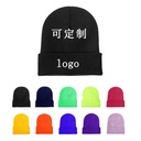 acrylic pullover cap solid color knitted hat wool hat manufacturers couple hat