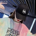 Hat Women's Spring All-match Trendy Internet Celebratory Same Style Baseball Cap Spring Letter Embroidered Fashion Cap for Men