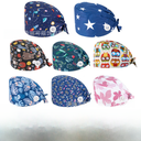 Surgical cap printed nurse cap cotton dust cap long hair cap doctor cap surgical cap anesthesia