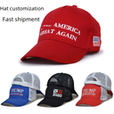 Cap Employee Welfare Summer Hip Hop Cap Same Style US Flag Mesh Cap logo Letter Baseball Cap