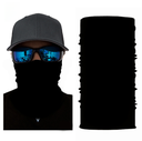 Xun Hui Black Solid Color Magic Hood Seamless Riding Mask Sunscreen Scarf Sports Hood bandana