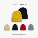 Knitted hat women's warm Korean style hat women's autumn and winter fashion Men's winter closed toe wool hat riding ear protection cold hat