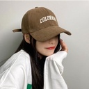 Hat Women's Autumn and Winter Internet Celebrity Couple Street Trendy Brand Letter Embroidered Baseball Cap Korean Style Cap for Men