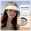 outdoor empty Top Hat sun hat sun protection sun protection hat women's summer versatile UV protection sun protection hat