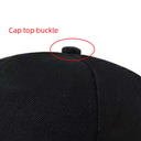 Baseball cap cap cloth button cap button cap top buckle round metal fixed buckle hat accessories