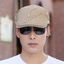 Outdoor Beret Casual All-match Men's Cap Korean Vintage Sunshade Hat British Forward Cap Trendy