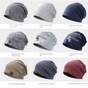 Autumn Pullover Hat Men's Korean-style All-match Youth Riding Bag Hat Women's Moon Hat Spring Nightcap Cotton Tapis Hat