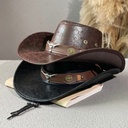 Niutou Belt Rivet Jazz Hat Men's and Women's Spring Summer and Autumn Outdoor Travel Sun Hat Big Edge Tibetan Western Cowboy Hat