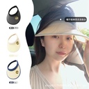 Shake Tone Evening Same Style Sunscreen Hat Women's Korean Summer UV Protection Hat Outdoor Sunscreen Hat Empty Top