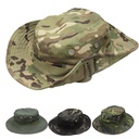 Army fans outdoor camouflage round-edge hat Special Forces Tactical Field fisherman hat outdoor military training fishing sunscreen Benney hat