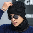 Hat Men's and Women's Winter Korean Style Student Velvet Thickened Wool Hat Cycling Ear Guard Head Winter Knitted Hat Trendy Women