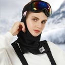 Korean version of ski mask riding wind-proof quick-drying V-type thin face cold-proof ear protection neck sleeve velvet warm headband DTJ30