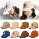 MLB baseball hat Korea LA Yankees soft top small label NY cap cp66 summer men's and women's cp77 generation hair