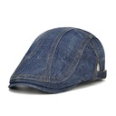 Fashionable Korean-style Washed Old Cotton Denim Cap Casual Retro Four Seasons All-match Men's and Women's Forward Beret