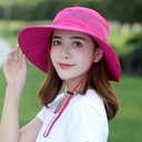 Hat Women's Summer Fisherman Hat Outdoor Beach Sun Protection Sun Hat Women's Travel Fashion Sun Hat UV Protection