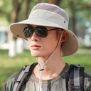 portable fisherman hat men's outdoor fishing cap mesh breathable sun hat mountaineering hat a generation of hair