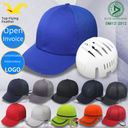 Grid Safety Cloth Cap Work Workshop Site Hard Shell Helmet Plastic Lightweight Protective Anti-collision Baseball Hat