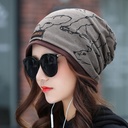 Hot-selling Animal Casual Hood Hood Hood Hood Hood Hood Korean Style Fashionable All-match Curled Top Turtleneck Hat