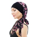 ladies chiffon ribbon scarf hat hat elastic headband hat fashion