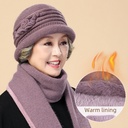 Winter Fashion Warm Adult Hat Outdoor Cold-proof Simple Rabbit Fur Blended Knitted Hat Elegant Ladies Hat