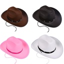 Factory spot rivet cowboy hat Halloween party drama stage performance western cowboy hat