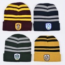 Four College Hat Wool Knitted Badge Gloves cosplay Accessories